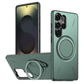 Funda con Soporte Magnético 360° para Samsung Galaxy S22-S25 – Antigolpes y Compatible con MagSafe
