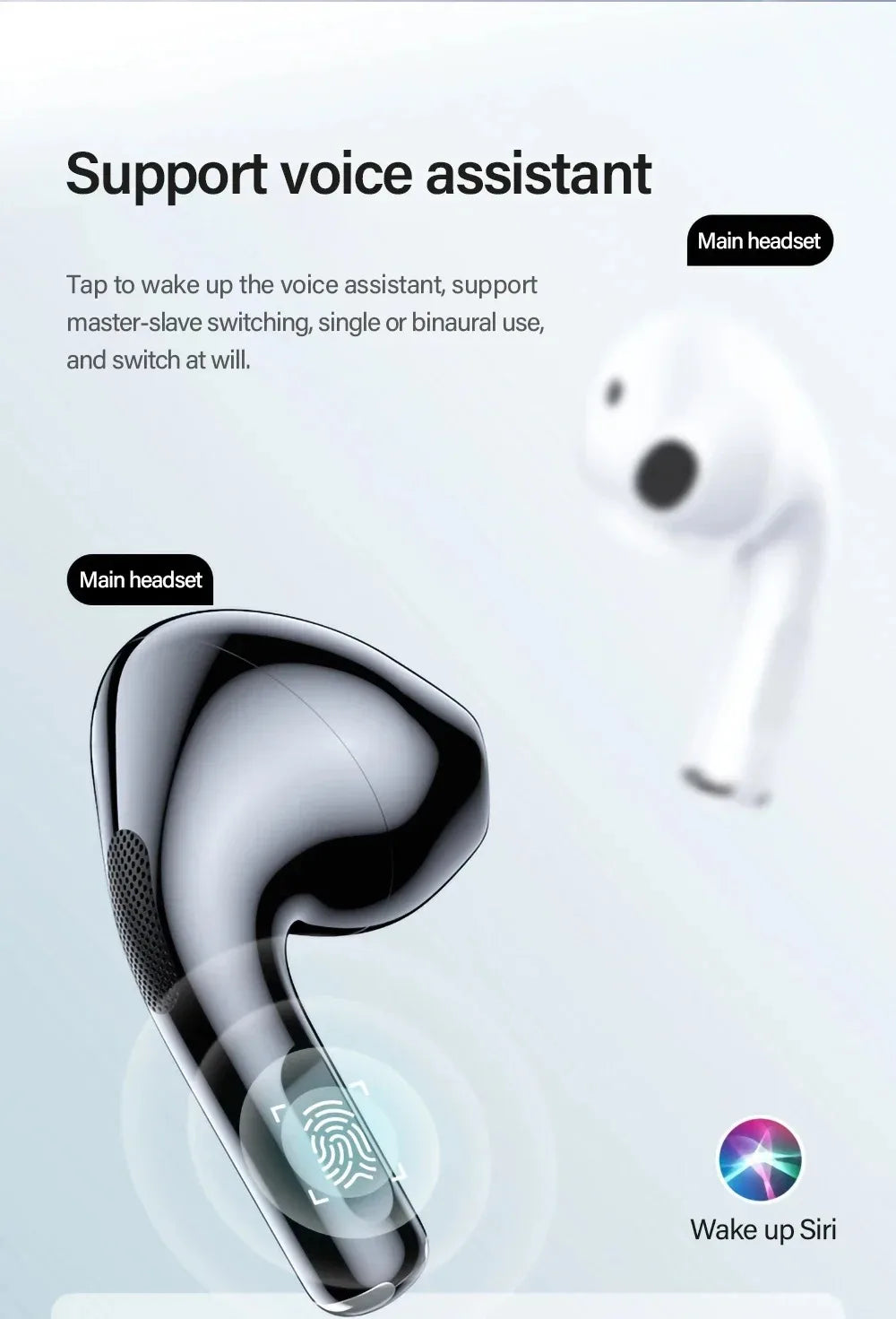 Auriculares Inalámbricos Lenovo LP40 – Bluetooth 5.3 con Micrófono y Estuche de Carga