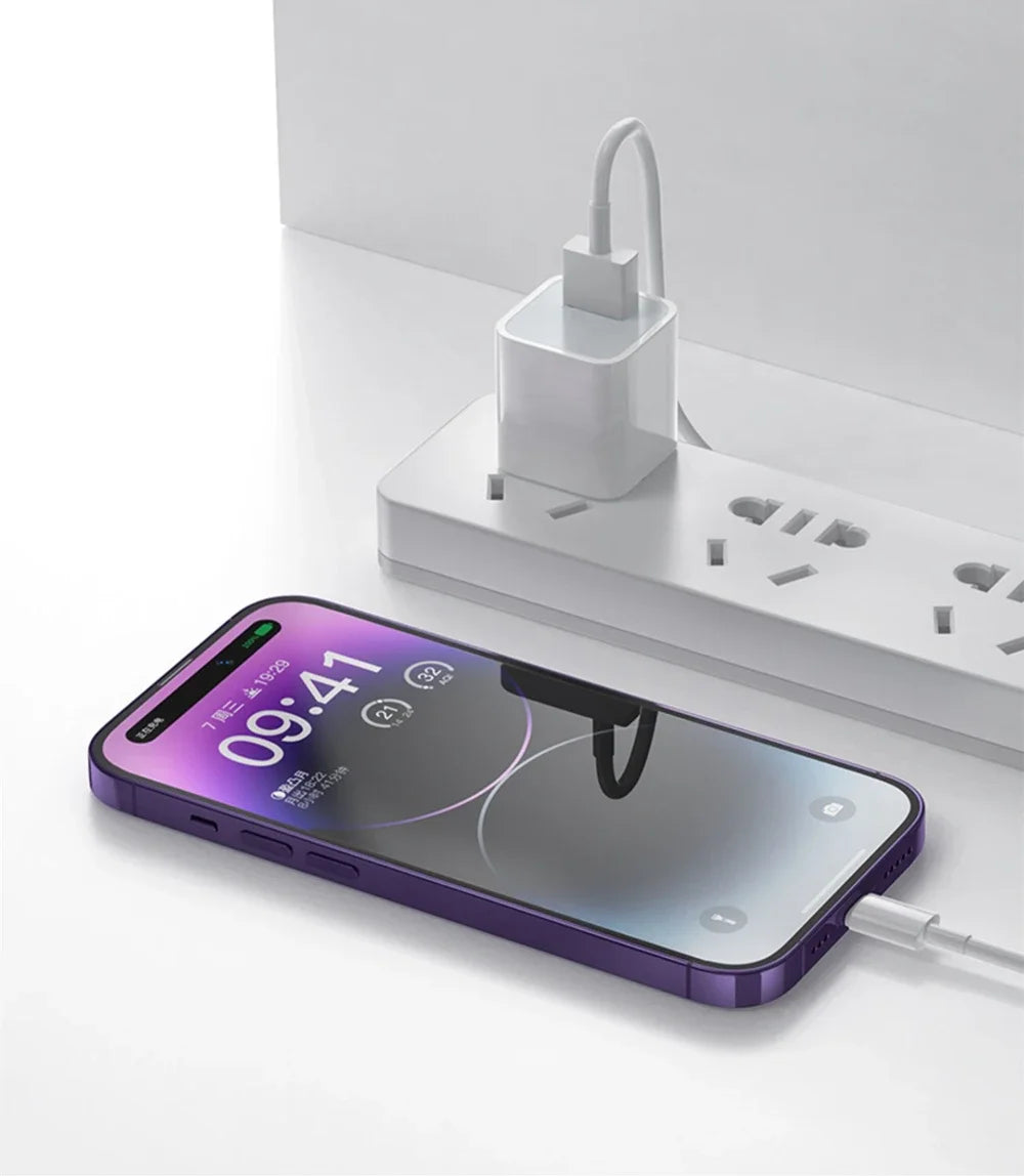 Cable Lightning iPhone Carga Rápida 3A – USB-A o USB-C | 1m, 1.5m, 2m