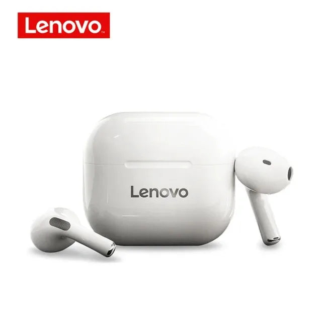 Auriculares Inalámbricos Lenovo LP40 – Bluetooth 5.3 con Micrófono y Estuche de Carga