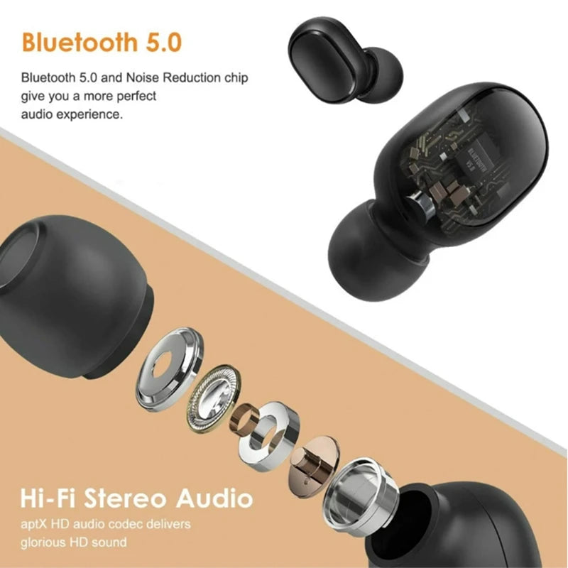 Auriculares Inalámbricos Xiaomi Airdots 2 – Bluetooth 5.0 con Micrófono Integrado