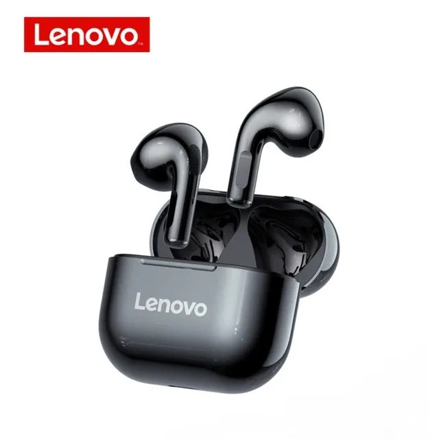 Auriculares Inalámbricos Lenovo LP40 – Bluetooth 5.3 con Micrófono y Estuche de Carga